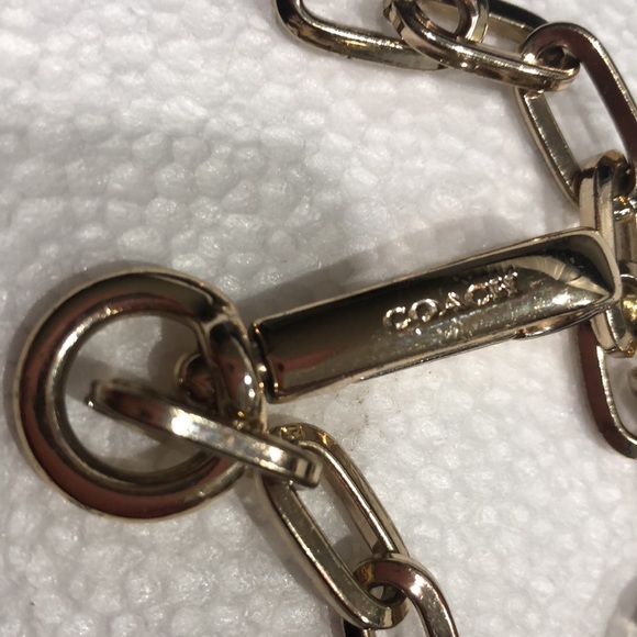 Coach Gold-Tone Chain Link Accessory - Picture 2 of 3